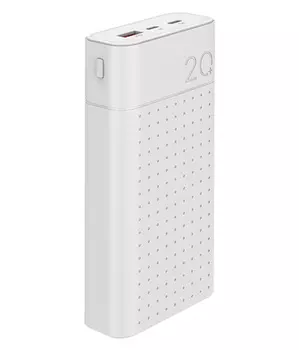 Портативный аккумулятор (Powerbank) TFN Astero 20 PD, 20000mAh, 1xUSB, Type-C, QC, PD, белый (TFN-PB-250-WH)