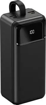 Портативный аккумулятор (Powerbank) TFN Porta PB-314, 40000 мА·ч, 2xUSB, 3А, Type-C, черный (TFN-PB-314-BK)
