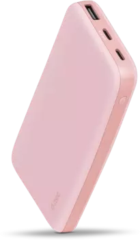 Портативный аккумулятор (Powerbank) TTEC ChargeUp, 10000 мА·ч, 1xUSB, 2.1А, Type-C, розовый (2BB204TP1)