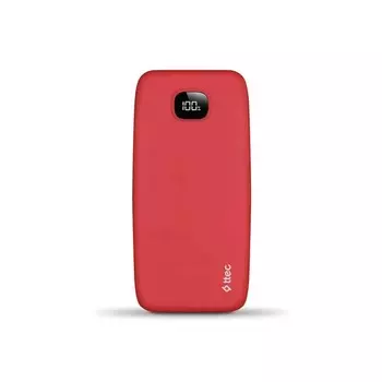 Портативный аккумулятор (Powerbank) TTEC ChargeUp LCD, 20000 мА·ч, 1xUSB, 2.1А, Type-C, красный (2BB211GK)