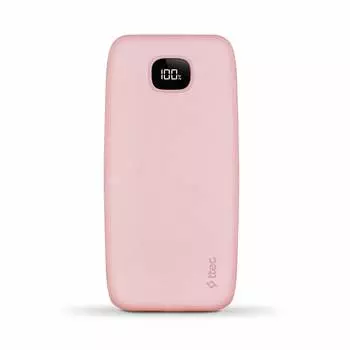 Портативный аккумулятор (Powerbank) TTEC ChargeUp Pro LCD PD, 20000 мА·ч, 1xUSB, 2.4А, Type-C, QC, PD, розовый (2BB213TP)