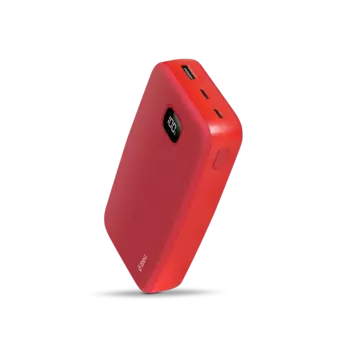 Портативный аккумулятор (Powerbank) TTEC ChargeUp Pro LCD PD, 20000 мА·ч, 1xUSB, 2.4А, Type-C, QC, PD, красный (2BB213GK)