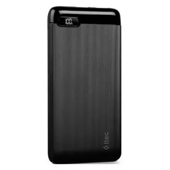 Портативный аккумулятор (Powerbank) TTEC PowerSlim LCD, 20000 мА·ч, 2xUSB, 2.1А, Type-C, QC, PD, черный (2BB184S)