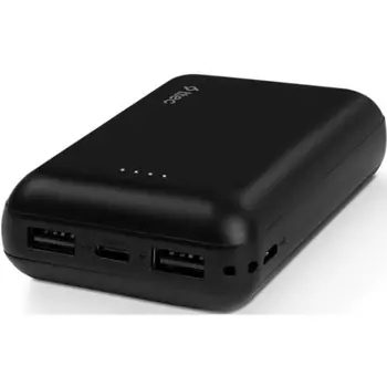 Портативный аккумулятор (Powerbank) TTEC ReCharger Duo, 10000 мА·ч, 2xUSB, 2.1А, Type-C, QC, PD, черный (2BB187S)