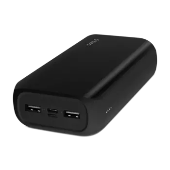 Портативный аккумулятор (Powerbank) TTEC ReCharger Ultra, 30000 мА·ч, 2xUSB, 2.1А, Type-C, QC, PD, черный (2BB190S)