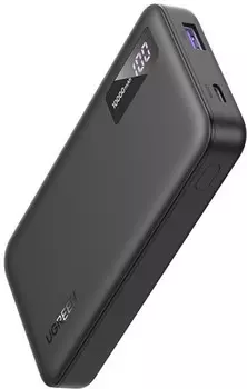 Портативный аккумулятор (Powerbank) UGREEN PB311, 10000 мА·ч, 2xUSB, 3А, Type-C, QC, PD, QI, черный (25742_)