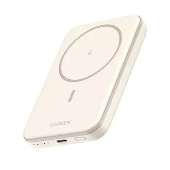 Портативный аккумулятор (Powerbank) UGREEN PB561, 10000 мА·ч, 1xUSB, 3А, Type-C, QC, PD, QI, белый (25208_)