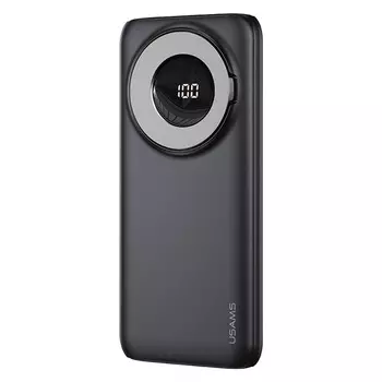 Портативный аккумулятор (Powerbank) USAMS US-CD171, 10000mAh, 2xUSB, 2.4A, Type-C, QC, черный (10KCD17101)