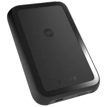 Портативный аккумулятор (Powerbank) Zens Magnetic Dual Wireless, 4000mAh, 1xUSB, 1.5A, QC, QI, черный (ZEPP03M/00)