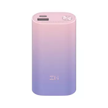 Портативный аккумулятор (Powerbank) ZMI MINI QB818, 10000 мА·ч, 2xUSB, 3А, Type-C, розовый (ZMKQB818CNCL)