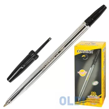Шариковая ручка шариковая Corvina 40163/01 черный 0.7 мм