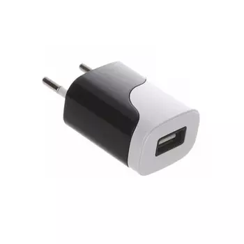 Сетевое зарядное устройство Continent ZN10-194BK 1A USB черный