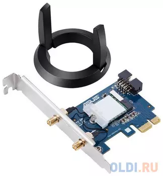 Сетевой адаптер WiFi + Bluetooth Asus PCE-AC58BT AC2100 PCI Express (ант.внеш.съем) 2ант.