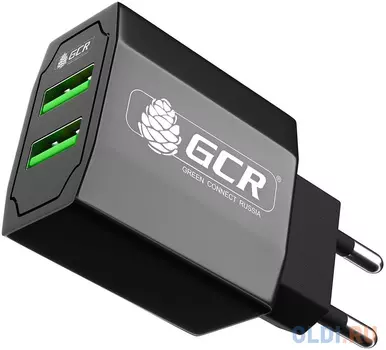 Сетевое зарядное устройство Green Connection GCR-51982 3.1А черный
