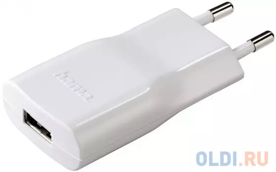 Сетевое зарядное устройство Hama H-14133 2.1A USB белый