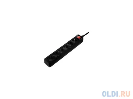 Сетевой фильтр HAMA H-30394 6 розеток 1.4 м черный