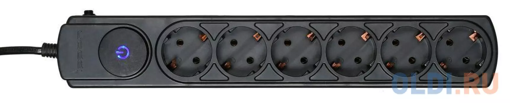 Сетевой фильтр Ippon BK-212 6 розеток 1.8 м черный