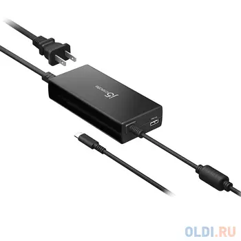 Сетевое зарядное устройство j5create 100W PD USB-C Super Charger 2.4A/3A/4.5А USB-C черный JUP2290