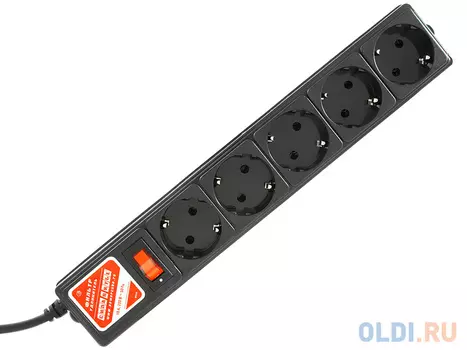 Сетевой фильтр Power Cube SPG-B10 5 розеток 3 м черный