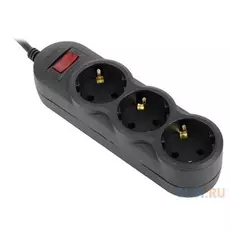 Сетевой фильтр Sven SF-03L 5,0 м (3 розетки) черный