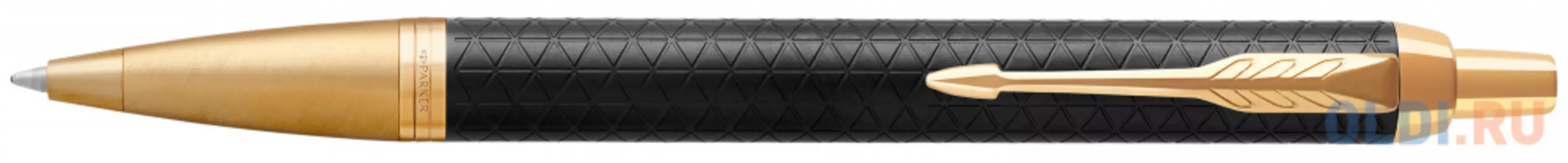 Шариковая ручка автоматическая Parker IM Premium K323 Black GT синий M 1931667