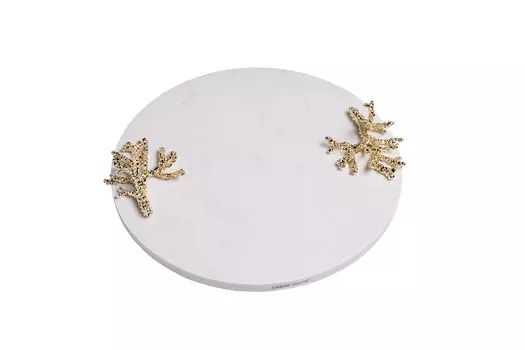 Поднос мраморный Garda Decor