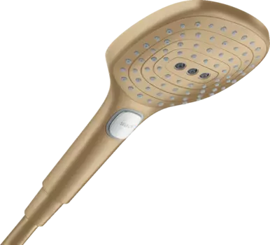 Душевая лейка Hansgrohe Raindance Select E 120 Air 3jet 26520140, шлифованная бронза