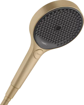 Душевая лейка Hansgrohe Rainfinity 130 3jet EcoSmart 26865140, шлифованная бронза