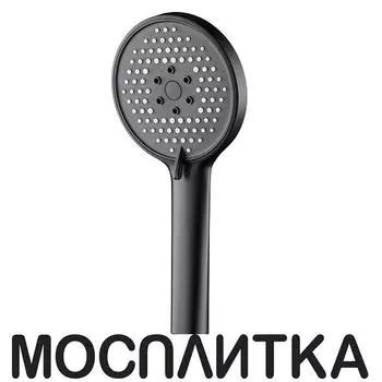 Душевая лейка Orange S13HSb 3 режима, d 11,5 см., черный матовый