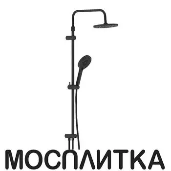 Душевая стойка Damixa Apollo 947000300 3 режима, матовый черный