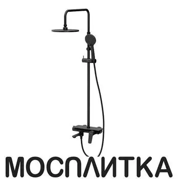 Душевая стойка Damixa Jupiter 977730300 3 режима, черный матовый