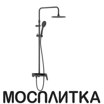 Душевая стойка Damixa Jupiter 977780300 1 режим, матовый черный