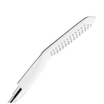 Душевая лейка Hansgrohe PuraVida 120 EcoSmart 28568400, хром/белая