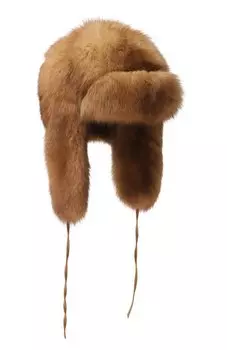 Шапка-ушанка Мари из меха соболя FurLand