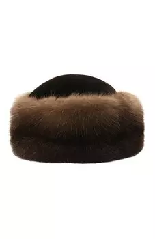 Шапка Джулия из меха норки и соболя FurLand