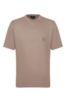 Льняная футболка Giorgio Armani