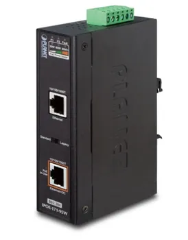 Инжектор PoE Planet IPOE-171-95W Промышленный 10/100/1000Mbps 802.3bt
