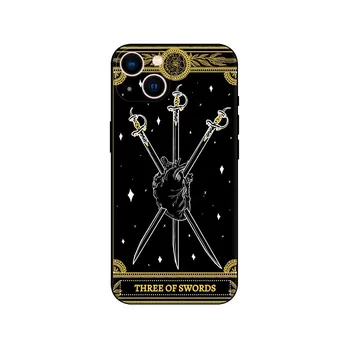 Чехол для телефона Death Tarot для iPhone 5 5S 2020se 6 6s 7 8 plus x 10 XR XS 11 12 13 mini pro MAX, черная задняя крышка из ТПУ iphone 5 5S SE 2016