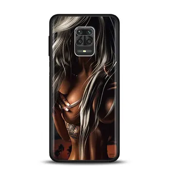 Чехол для телефона Xiaomi Redmi Note 9 9s 8T 8 Pro 7 8A 9A 9C 9T 9i 9 Power Matte Bumper Coque силиконовый мягкий сексуальный рукав с татуировкой для девочек Redmi Note 10Pro Max