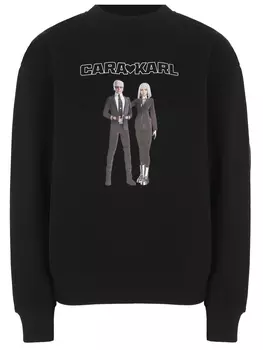 Толстовка хлопковая Cara Loves Karl