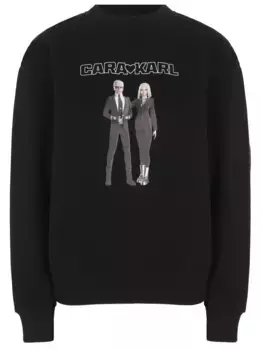 Толстовка хлопковая Cara Loves Karl