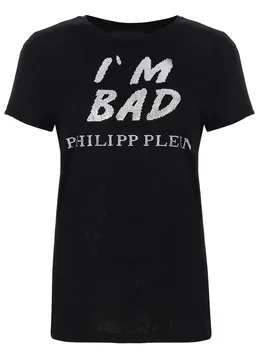 Футболка со стразами PHILIPP PLEIN