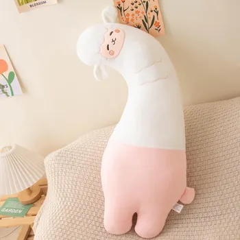 Cute Achu Sleeping Pillow Cartoon Long Plush Toy Home Dinosaur Bed Sofa Leg Doll Gift 50cm жирафовый