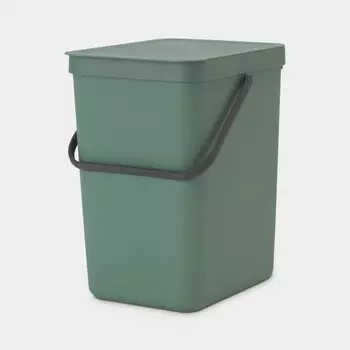 Ведро для мусора Brabantia SORT&GO зеленое 25 л