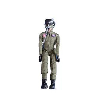 1/6 Model Pilot with Movable Joints RC Airplane Pilot Figure Model красный