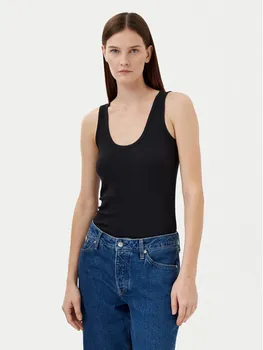 Топ облегающего кроя K20K208246 Calvin Klein, черный