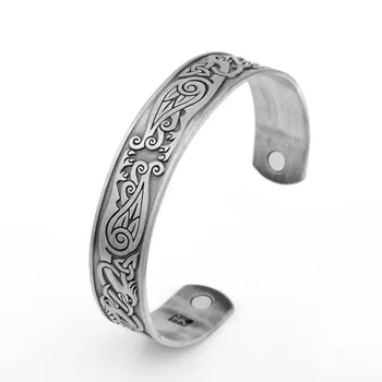 Браслет Nordic Viking Raven Retro, новый европейский и американский браслет Phoenix Big Brand для мужчин и женщин 21cm