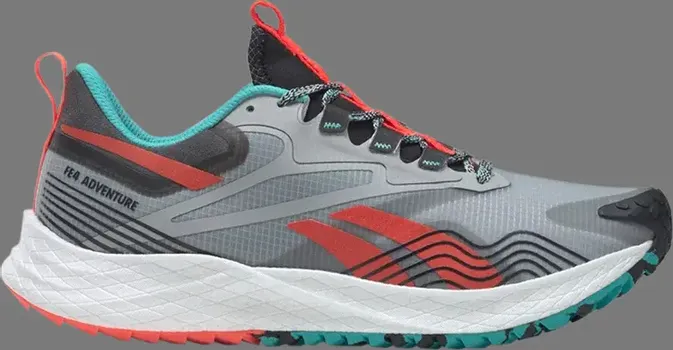 Кроссовки floatride energy 4 adventure 'grey orange flare' Reebok, серый
