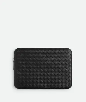 Кейс для документов Bottega Veneta, черный