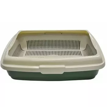 Homecat Атлантис лоток с сеткой и бортом для кошек - 43х33х12,5 см для всех возрастов Россия 1 уп. х 1 шт. х 0.72 кг